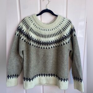 LUCCA Anthropology Faire Isle Sweater